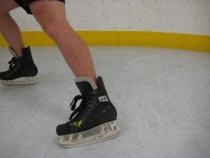Skating Stride with No Toe Flick