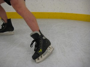 Skating Stride With Toe Flick