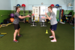 Hockey Training-Alternate Ball Toss