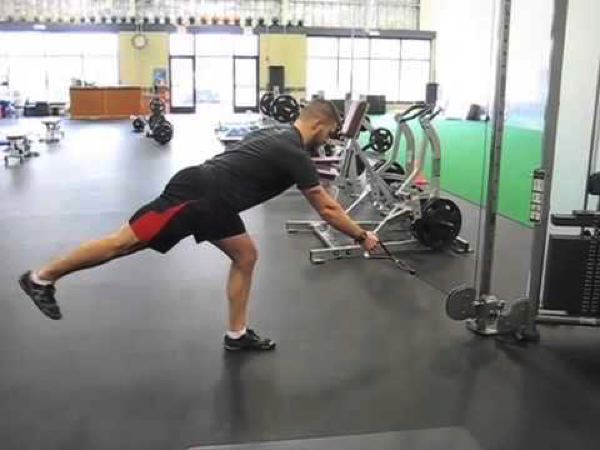 1-Arm Cable Stiff-Legged Deadlift Hold