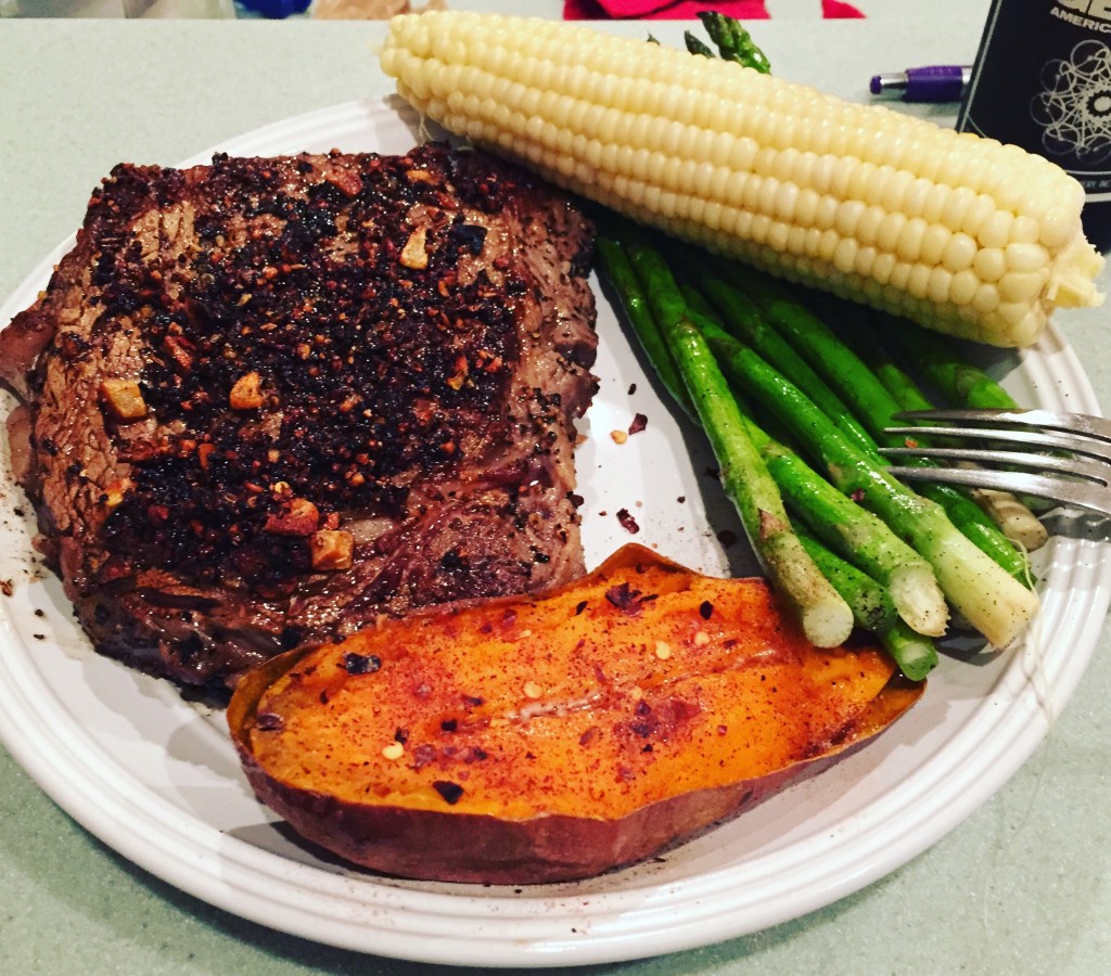 Steak and Vegetables
