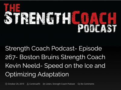 Podcast: Speed training, transitioning to the NHL, and more!