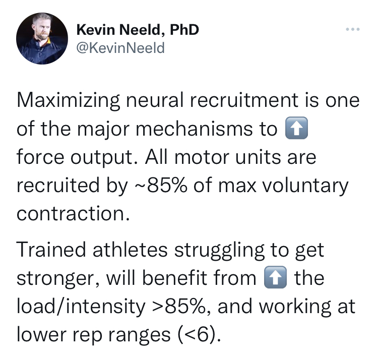 Strength Training: Neural Recruitment
