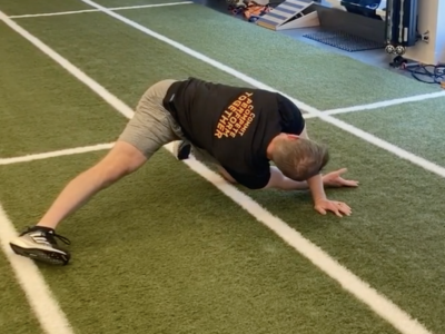Lateral Kneeling Adductor with Reach Under